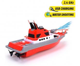 RC Fire Boat Remote-Controlled Rescue Boat