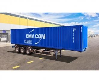 Italeri 1:24 Container Auflieger 40Ft Kit