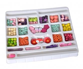 Wooden Bead Set Letters
