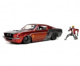 Marvel Star Lord 1970 Ford Mustang 1:24