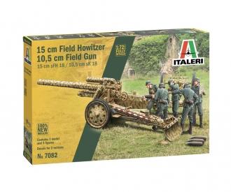 Italeri 1:72 15 cm FieldHowitzer Field Gun