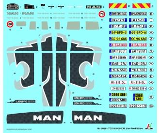 Italeri MAN TGX XXL D38 1:24 Truck Model Kit