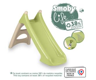 Smoby Life Rutsche XS Grün mit Wasseranschluss