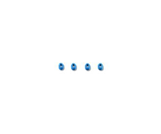 TRF421X Upper Arm Nut Set Blue RC Spare Part