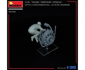 1:35 U.S. Tank Rep. Crew w. W-670 Engine