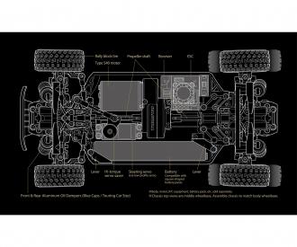 1:10 RC XM -01 Pro Chassis Kit