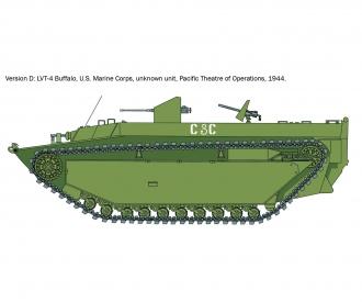 Italeri LVT-4 Water Buffalo Model Kit 1:35