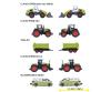 Claas Farm Giftpack 5 pièces, env. 1:64