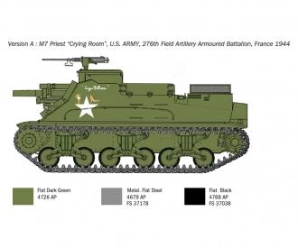M7 Priest 1:35 Self-Propelled Howitzer Kit