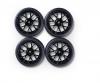 1:10 Y-Design2 Wheel Set, RC wheels, black
