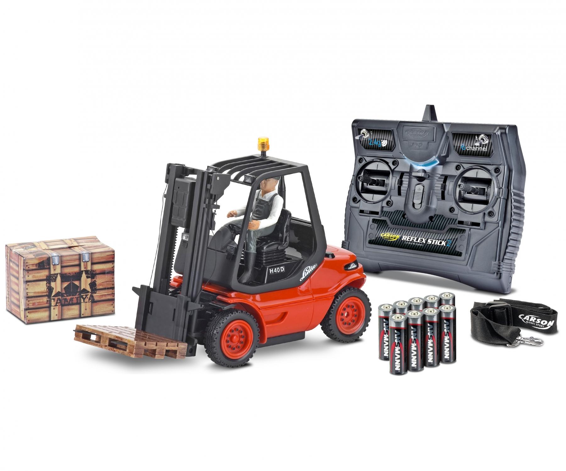 ラジコンフォークリフト１／１４ CARSON　H４０D Buy 1:14 Linde Forklift 2.4G 100% RTR online | Carson