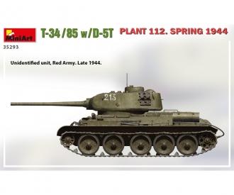 1:35 T-34/85 w/D-5T Plant 112 Spri. 1944