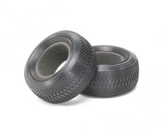 Dual-Block Tires 62/25, RC buggy tire set