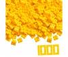 Blox 1000 briques jaunes 4 plots en vrac