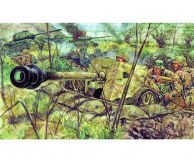 Italeri PAK40 AT Gun Model Kit with Servants