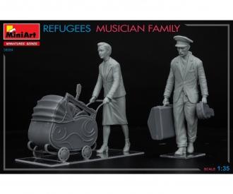 1:35 Set de figurines Famille de musiciens voyageurs (2)