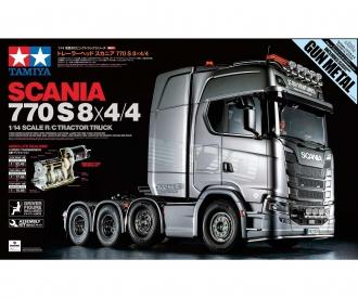 1:14 RC Scania 8x4/4 Gun Metal paint.