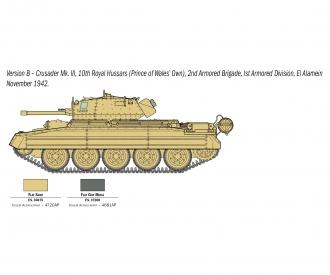 Crusader Mk.III Tank Kit with British Crew 1:35