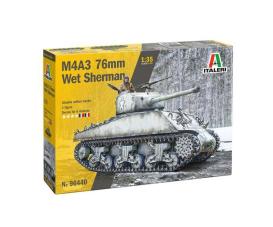Italeri M4A3 76mm Wet Sherman Tank Kit 1:35