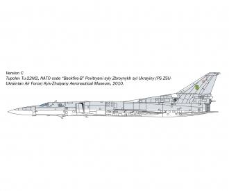 Italeri Tu-22M2 Backfire B Aircraft Kit 1:72