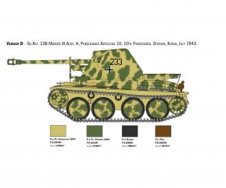 Italeri Marder III Ausf. H Model Kit 1:35