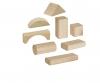 Natural Wooden Blocks - 100 Pieces