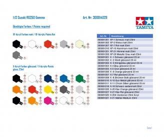 1:12 Suzuki RG250 R Gamma Full Options