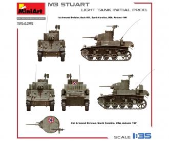 1:35 M3 Stuart leichter Panzer frühe Produktion