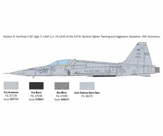 Northrop F-5E Tiger II Aircraft Model Kit 1:48