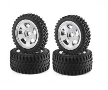 Buggy Tire/Wheel Set, RC accessory, 1:10
