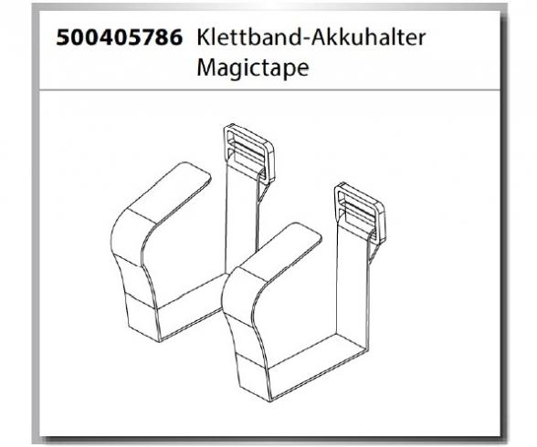 1:10 MC-10 Klettband Akkuhalter