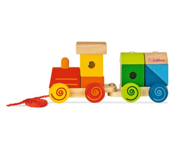 Pull-Along Train - 11 Pieces