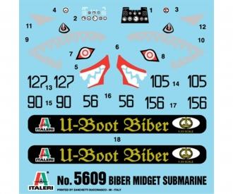 Italeri Biber Midget Submarine Model Kit 1:35