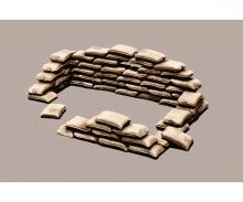 Italeri Sand bags model accessory kit 1:35