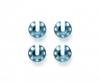 Alum. Damper Retainer -1mm, RC part, blue anod