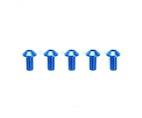 3x6mm HG Alu HH Screw, model screw set, blue