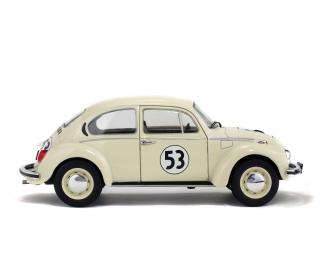VW Beetle 1303 Racer #53, voiture miniature en métal moulé, 1:18