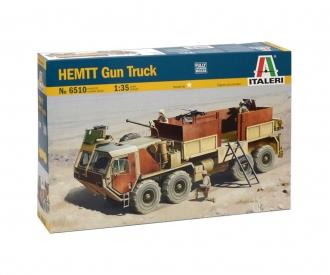 HEMTT Gun Truck Model Kit 1:35 with Decals