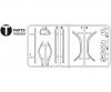 Plated fitting parts sprue, model accessory set
