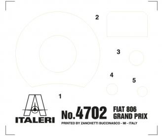 FIAT 806 Grand Prix Model Kit 1:12 Scale