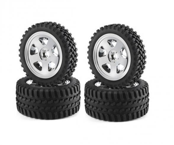 Buggy Tire/Wheel Set, RC accessory, 1:10