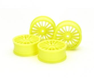 1:10 18-Spk Wheels 0 FlYel (4) 24mm