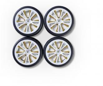 1:10 Jeu de roues M-Design (4) blanc/or