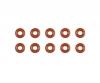 O-Ring 3x6mm Red, RC spare part for dampers