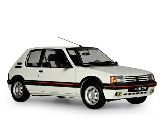 1:8 IXO Peugeot 205 GTI Weiß