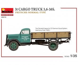 1:35 3t Cargo Truck  3,6-36S Pritschenw.