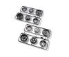 F & R Parts Wheels Black (2+2)
