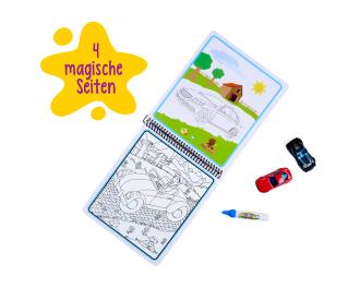 A&F Water Pen Cars Coloring Book