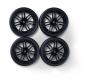 1:10 14 Sp. Design Wheel Set, RC wheels, black