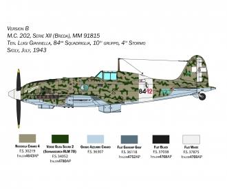 Macchi MC. 202 aircraft model kit 1:32